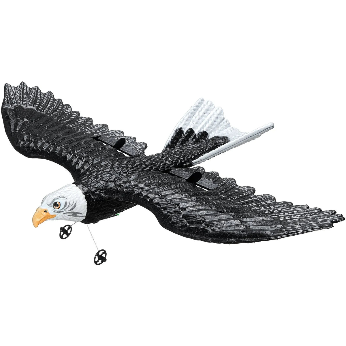 VEVOR RC Plane 2.4 GHz 2 Channel Eagle Glider with 6 Axis Gyroscope and 2 Batteries for Kids