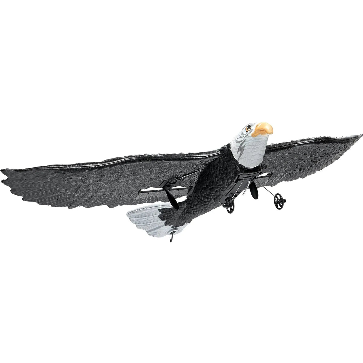 VEVOR RC Plane 2.4 GHz 2 Channel Eagle Glider with 6 Axis Gyroscope and 2 Batteries for Kids