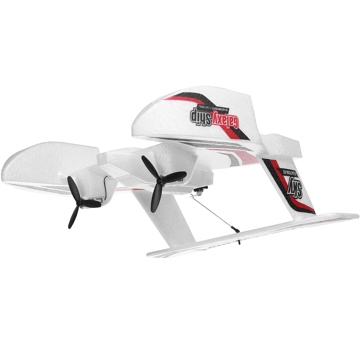 VEVOR RC Amphibian Plane 2.4 GHz 3-Channel with 6-Axis Gyroscope and 2 Batteries