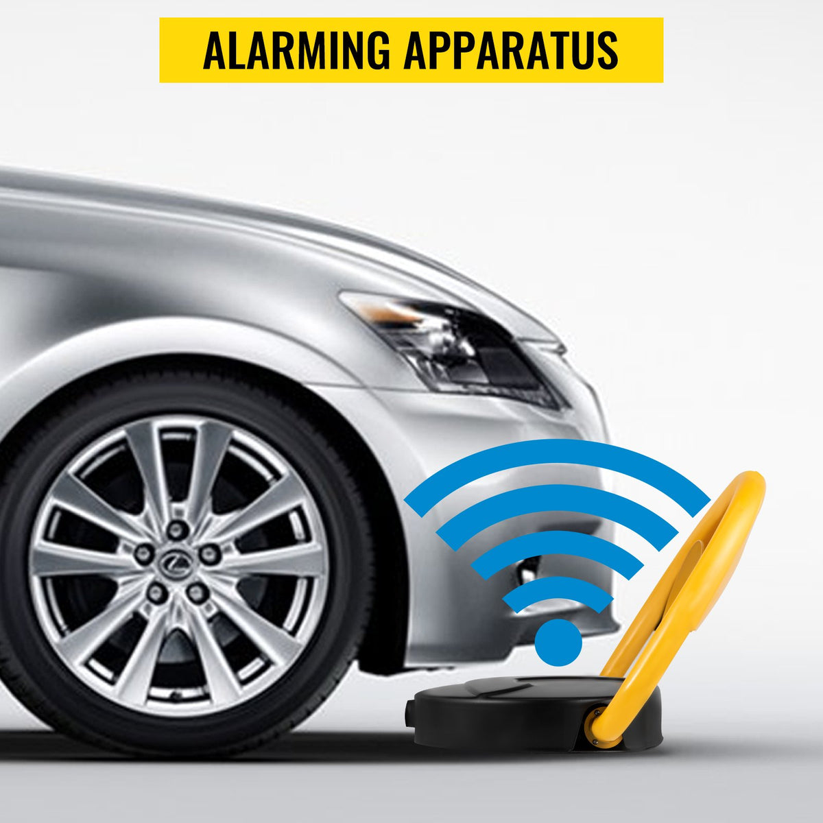 Private parking space blocker with remote control
