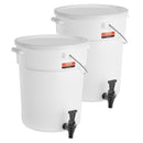 VEVOR 18,9 L dzērienu dozators ar krānu un vāku, 2 gab.