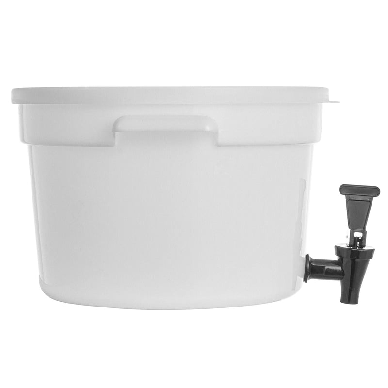 VEVOR dzērienu dozators, 11,4 l plastmasas sulas dozators ar krāniņu un vāku, piemērots ledustējai, limonādei, sulai un ūdenim, restorāniem, viesnīcām un pasākumiem