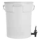 VEVOR dzērienu dozators, 18,9 l plastmasas sulas dozators ar krāniņu un vāku, piemērots tējai, limonādei, sulai un ūdenim, restorāniem, viesnīcām un pasākumiem