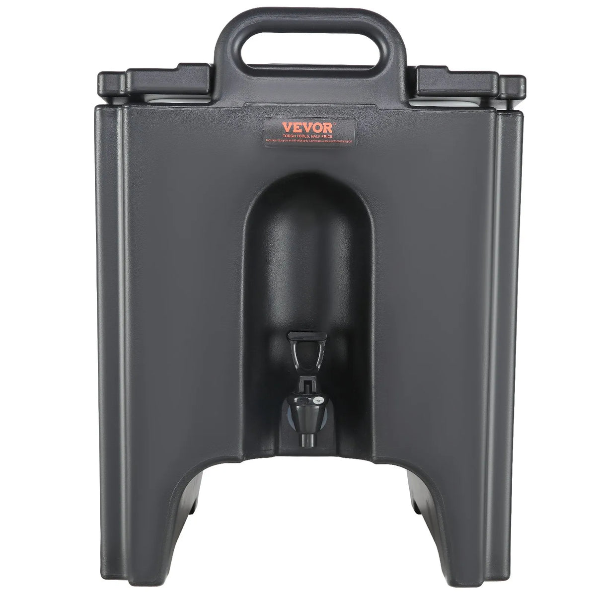 VEVOR Insulated Beverage Dispenser 37.9 L with 3 cm PU Insulation and Two-Tier Tap, for Hot and Cold Drinks