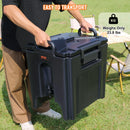 VEVOR izolētais dzērienu dozators, 37,9 L, pārtikas kvalitātes LL9450UP karsto un auksto dzērienu termo trauks ar 3 cm PU izolācijas slāni un divpakāpju krānu, piemērots restorāniem un dzērienu tirdzniecības vietām