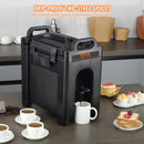 VEVOR izolētais 9.5 L LDPE dzērienu dozators ar 23 mm PU izolāciju un divpakāpju krāna rokturi, karstajiem un aukstajiem dzērieniem restorāniem un dzērienu veikaliem