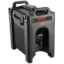 VEVOR izolētais 9.5 L LDPE dzērienu dozators ar 23 mm PU izolāciju un divpakāpju krāna rokturi, karstajiem un aukstajiem dzērieniem restorāniem un dzērienu veikaliem