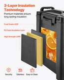 Izolēts dzērienu dozators 19 l, karsto un auksto dzērienu tvertne ar krānu un rokturi, pārtikas kvalitātes termoss tējai, kafijai un ūdenim kafejnīcās un restorānos, 2 gab., melns