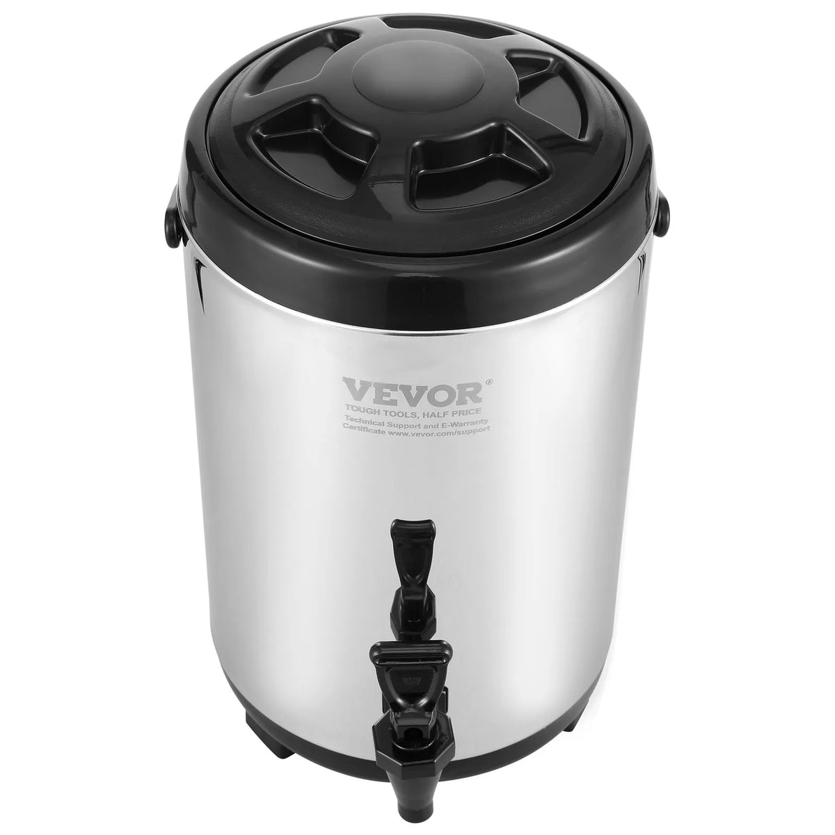 VEVOR Thermal Beverage Dispenser 7.6 L with Tap, Stainless Steel, Hot and Cold Drinks