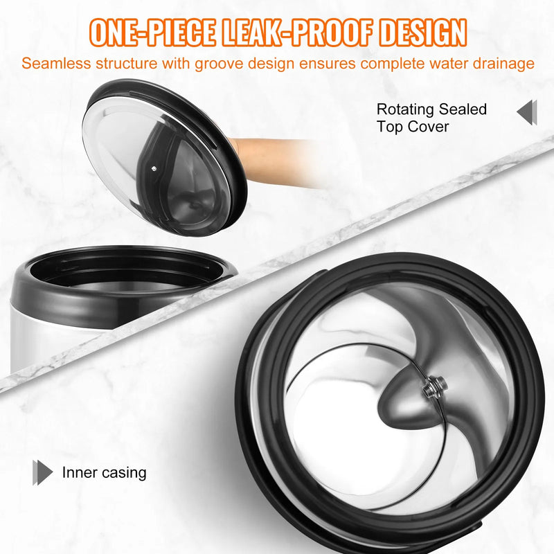 VEVOR nerūsējošā tērauda termo dzērienu dozators, 9,2 L izolēts karsto un auksto dzērienu trauks ar krānu, piemērots tējai, kafijai un ūdenim restorānos un dzērienu tirdzniecības vietās