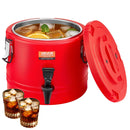 VEVOR izolētais dzērienu dozators, 8 L (2,2 gal) termo trauks karstiem un aukstiem dzērieniem ar krānu, pārtikas kvalitātes dzērienu konteiners ar 304 nerūsējošā tērauda iekšpusi, piemērots tējai, kafijai, restorāniem un āra pasākumiem