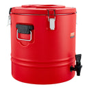 VEVOR izolētais dzērienu dozators, 30,3 L (8 gal) termo trauks karstiem un aukstiem dzērieniem ar krānu, pārtikas kvalitātes dzērienu konteiners ar 304 nerūsējošā tērauda iekšpusi, piemērots tējai, kafijai, restorāniem un āra pasākumiem