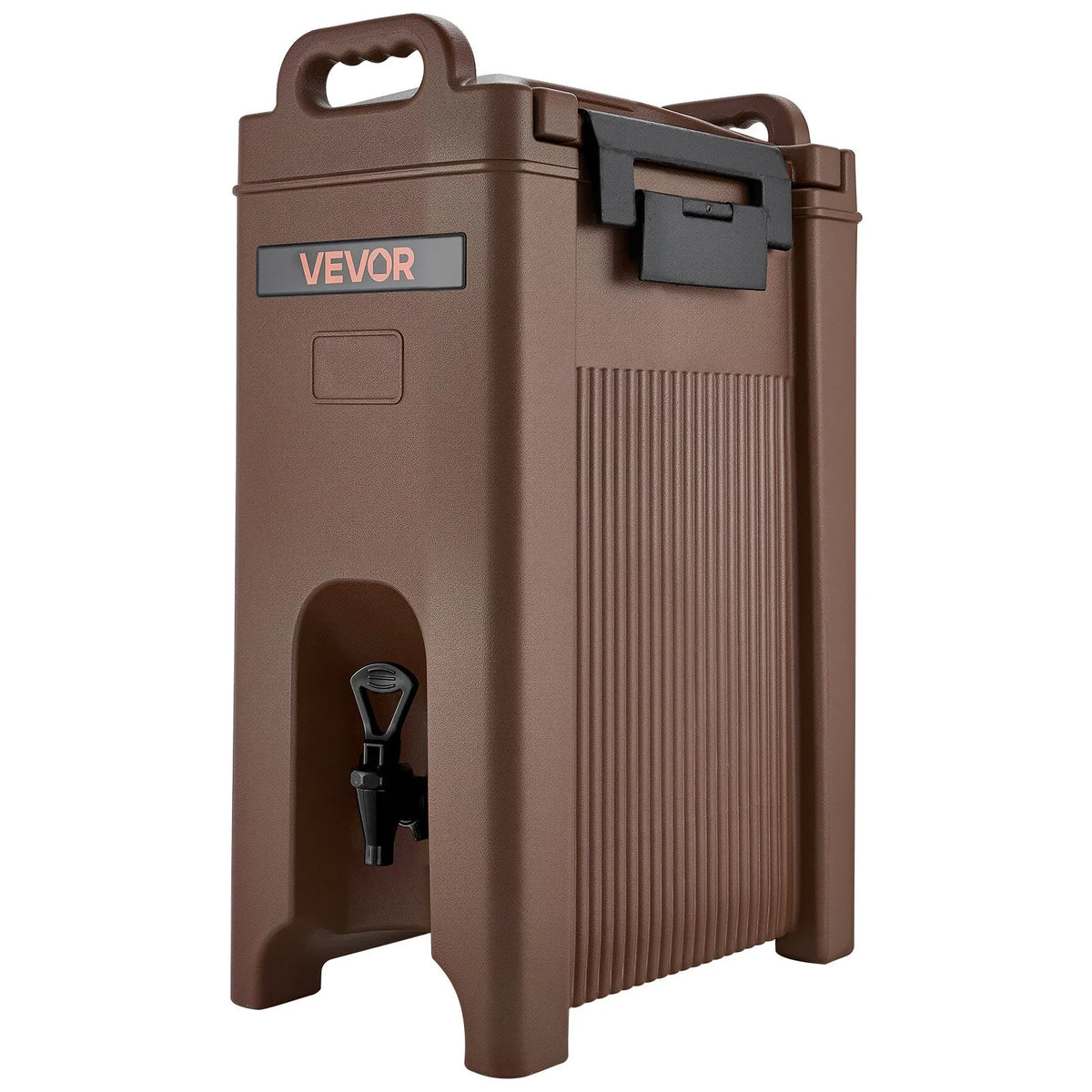 VEVOR Insulated Beverage Dispenser 19 l with Tap and Handle, for Tea, Coffee and Water, Brown