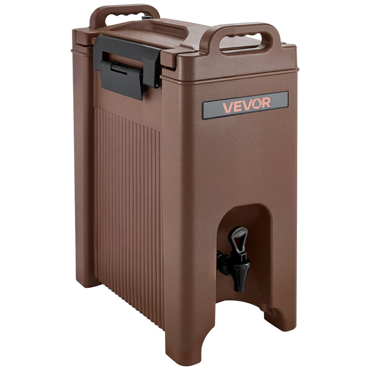 VEVOR Insulated Beverage Dispenser 19 l with Tap and Handle, for Tea, Coffee and Water, Brown
