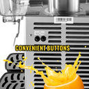 VEVOR Komerciālais auksto dzērienu dozators, nerūsējošais tērauds, 2 tvertnes x 12 L, 24 L, aprīkots ar termostata kontroli