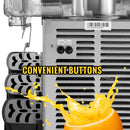 VEVOR Komerciālais auksto dzērienu dozators, 3 tvertnes, 36 L, nerūsējošais tērauds ar termostata kontrolieri