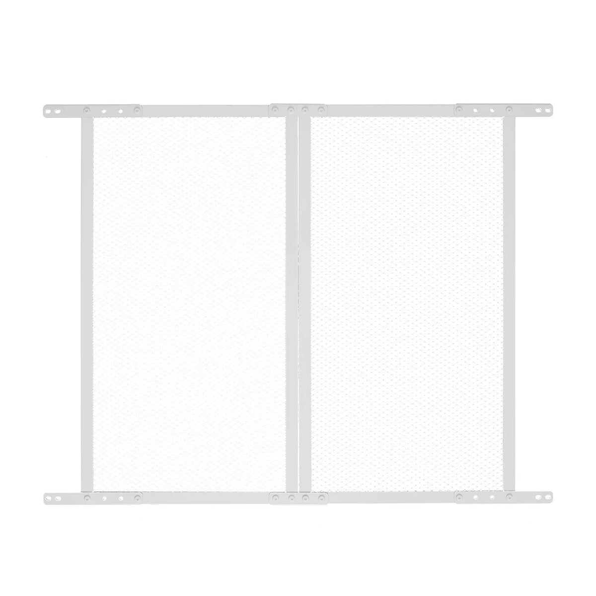 VEVOR Camper Door Screen, 800 × 724 mm, Easy to Install and Remove, Reinforced Breathable Mesh, Aluminium Alloy Entry Door Guard for Pet Protection, White