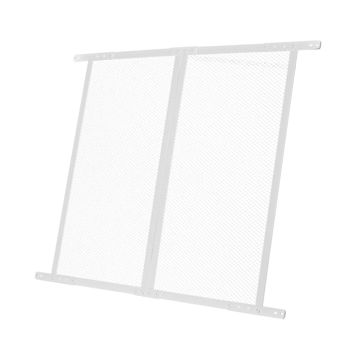 VEVOR Camper Door Screen, 800 × 724 mm, Easy to Install and Remove, Reinforced Breathable Mesh, Aluminium Alloy Entry Door Guard for Pet Protection, White