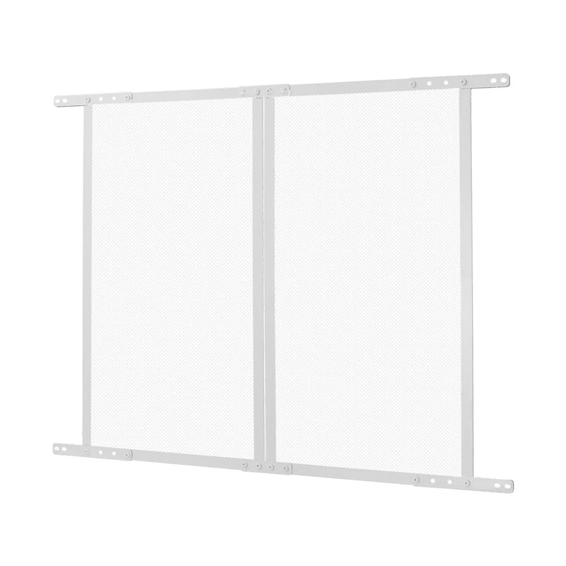 VEVOR kempera durvju aizsargrežģis, 800 × 724 mm, viegli uzstādāms un noņemams, pastiprināts elpojošs aizsargtīkls, alumīnija sakausējuma ieejas durvju aizsargs mājdzīvnieku aizsardzībai, balts
