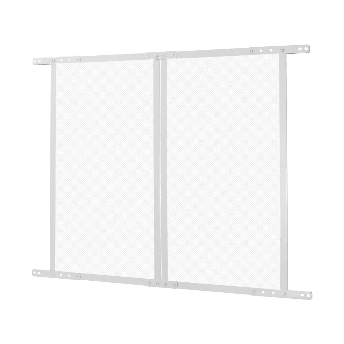 VEVOR Camper Door Screen, 800 × 724 mm, Easy to Install and Remove, Reinforced Breathable Mesh, Aluminium Alloy Entry Door Guard for Pet Protection, White