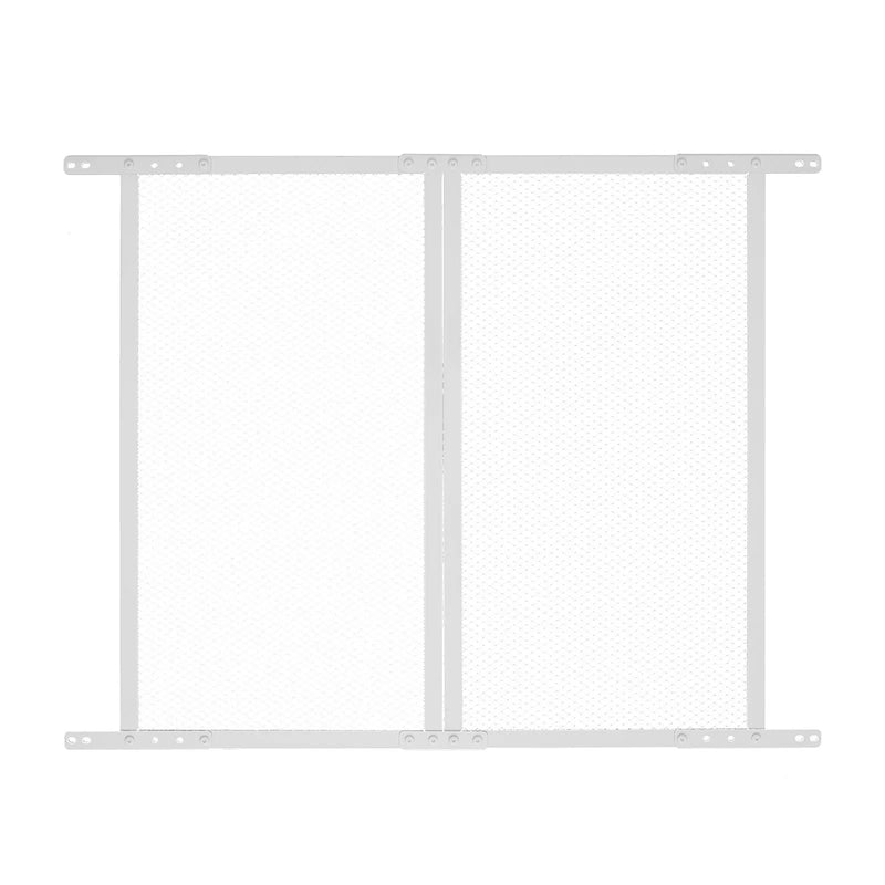 VEVOR RV durvju aizsargrežģis 66 × 61 cm, alumīnija sakausējuma aizsargsiets kempera ieejas durvīm, pastiprināts elpojošs siets mājdzīvnieku aizsardzībai, balts