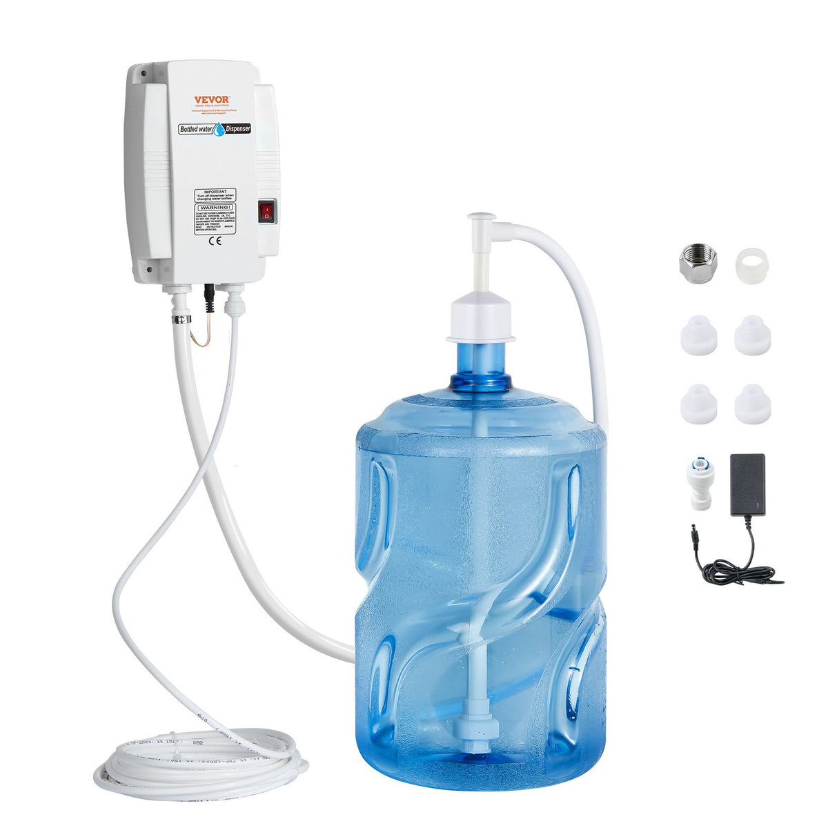 VEVOR Water Dispenser Pump for 1 L Bottles, 2.8 bar