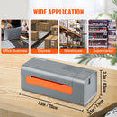 VEVOR termodrukas etiķešu printeris, 203 DPI, 60 gab./min, 4×6 sūtījumu etiķetēm, USB savienojums, automātiska etiķešu atpazīšana, saderīgs ar Windows, macOS, Linux, Amazon, eBay, Etsy, UPS u.c., pelēks