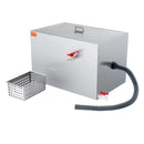 VEVOR komerciālais tauku savācējs, 18 kg, nerūsējošā tērauda, 37,85 l/min, zem izlietnes