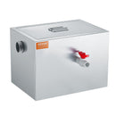 Tirdznieciskais tauku trauks VEVOR, 3,6 kg, nerūsējošā tērauda, ar sānu ieplūdi, 10,6 l/min eļļas un ūdens atdalītājs, piemērots restorāniem, ēdnīcām un mājas virtuvēm