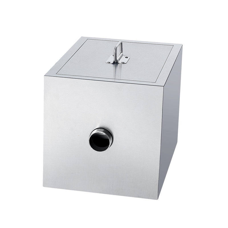 Tirdznieciskais tauku trauks VEVOR, 3,6 kg, nerūsējošā tērauda, ar sānu ieplūdi, 10,6 l/min eļļas un ūdens atdalītājs, piemērots restorāniem, ēdnīcām un mājas virtuvēm