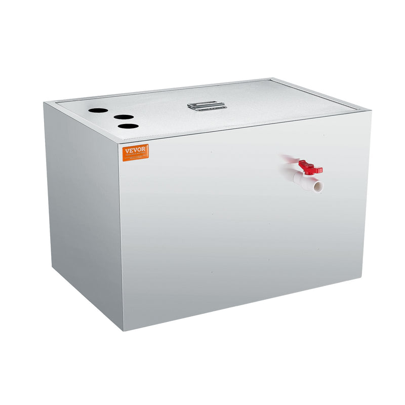 VEVOR nerūsējošā tērauda tauku atdalītājs, 18 kg, 38 l/min, zem izlietnes