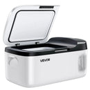VEVOR automašīnas ledusskapis–saldētava, kompresora dzesētājs DC 12/24 V un AC 100–240 V, temperatūras diapazons −20 °C līdz +20 °C, ar lietotnes vadību, 15 l ietilpība, 60 W pārnēsājams saldētājs kemperiem, kempingam, laivām un makšķerēšanai