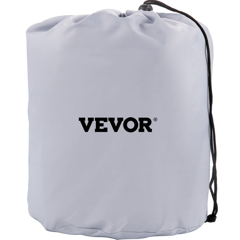 VEVOR ūdensnecaurlaidīgs laivas pārsegs 426–488 cm V korpusa laivām, platumam līdz 229 cm, 600D poliesters, ar 5 stiprinājuma siksnām