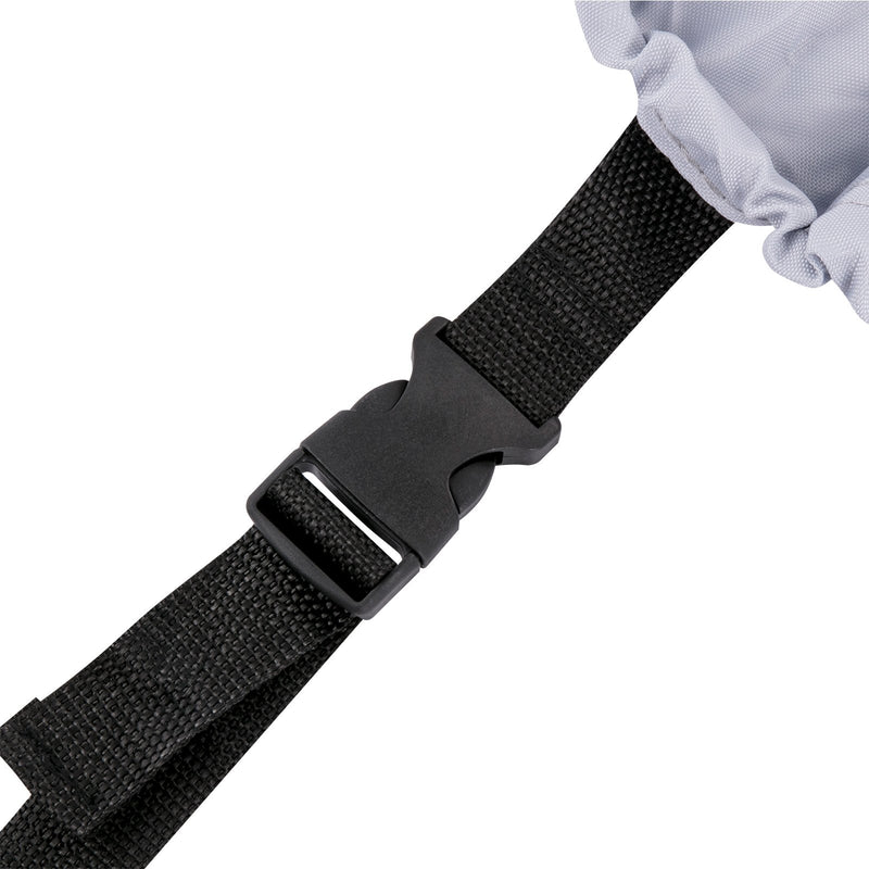 VEVOR ūdensnecaurlaidīgs laivas pārsegs 426–488 cm V korpusa laivām, platumam līdz 229 cm, 600D poliesters, ar 5 stiprinājuma siksnām