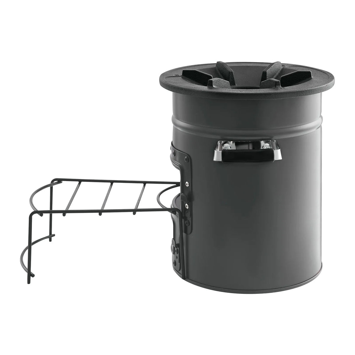 VEVOR Camping Rocket Stove, Portable Wood Burning Stove with Bag, SPCC Steel, Double Doors, Suitable for Twigs, Branches or Charcoal, Outdoor Cooking, Garden and Camping