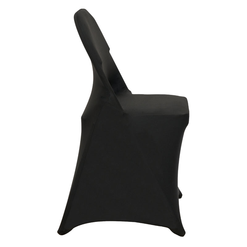 VEVOR 30 gab. melni elastīgi spandeksa krēslu pārvalki, universāli, mazgājami, piemēroti kāzām, banketiem un svētkiem