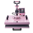 VEVOR termoprese 380 x 380 mm 5 - in - 1 ar 850,5 g termokrūžu presi T - krekliem, rozā - ZEMLETES.LV