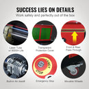 VEVOR 130 W CO₂ lāzera gravēšanas un griešanas iekārta, darba laukums 89 × 140 cm, līdz 500 mm/s, divvirzienu gaisa padeve, saderīga ar LightBurn, CorelDRAW un AutoCAD, Windows, macOS un Linux, kokam, akrilam un audumam