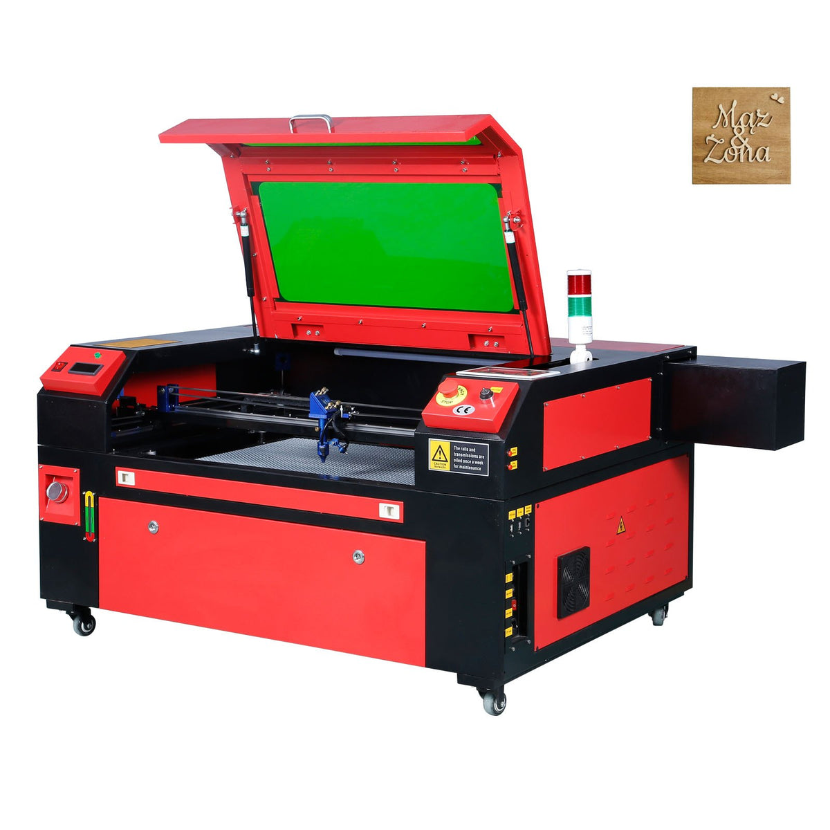 VEVOR 80 W CO₂ lāzera gravēšanas un griešanas iekārta 500 × 700 mm