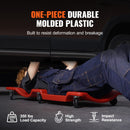 VEVOR 102 cm Mehāniķa Ripojamais Ratiņkrēsls, 158,8 kg, HDPE