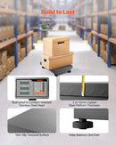 VEVOR digitālā platformas svari ar skaitļošanas funkciju, 300 kg maksimālā slodze, 50 g precizitāte, elektroniskie grīdas svari ar LB/KG, Tare, cenu kalkulatoru, AC/DC barošanu, piemēroti bagāžai, sūtījumiem un pasta pakām