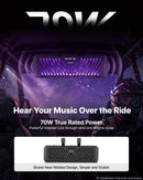 VEVOR 440 mm UTV skaņas josla ar 4 skaļruņiem, Bluetooth, RGB un IP65