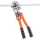 VEVOR hidrauliskais cauruļu presēšanas instruments, daudzfunkcionāls presētājs cauruļu veidgabaliem ar TH16, TH20, TH26, TH32 spīlēm PEX un alumīnija–plastmasas caurulēm, kā arī V12, V15, V18, V22, V28 spīlēm nerūsējošā tērauda caurulēm