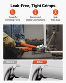 VEVOR hidrauliskais cauruļu presēšanas instruments PEX un alumīnija-plastmasas caurulēm, presēšanas žokļi 16/20/25/32 mm, ar pārnēsāšanas koferi, santehnikas montāžai un remontam