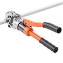 VEVOR hidrauliskais cauruļu presēšanas instruments PEX un alumīnija-plastmasas caurulēm, presēšanas žokļi 16/20/25/32 mm, ar pārnēsāšanas koferi, santehnikas montāžai un remontam