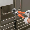 VEVOR hidrauliskais cauruļu presēšanas instruments nerūsējošā tērauda cauruļu veidgabaliem, presēšanas žokļi V12/V15/V18/V22/V28, ar pārnēsāšanas koferi, santehnikas montāžai un remontam