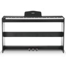 VEVOR 88 taustiņu pilna svarojuma digitālā klaviatūra ar dubulto režīmu un vienkāršu statīva korpusu