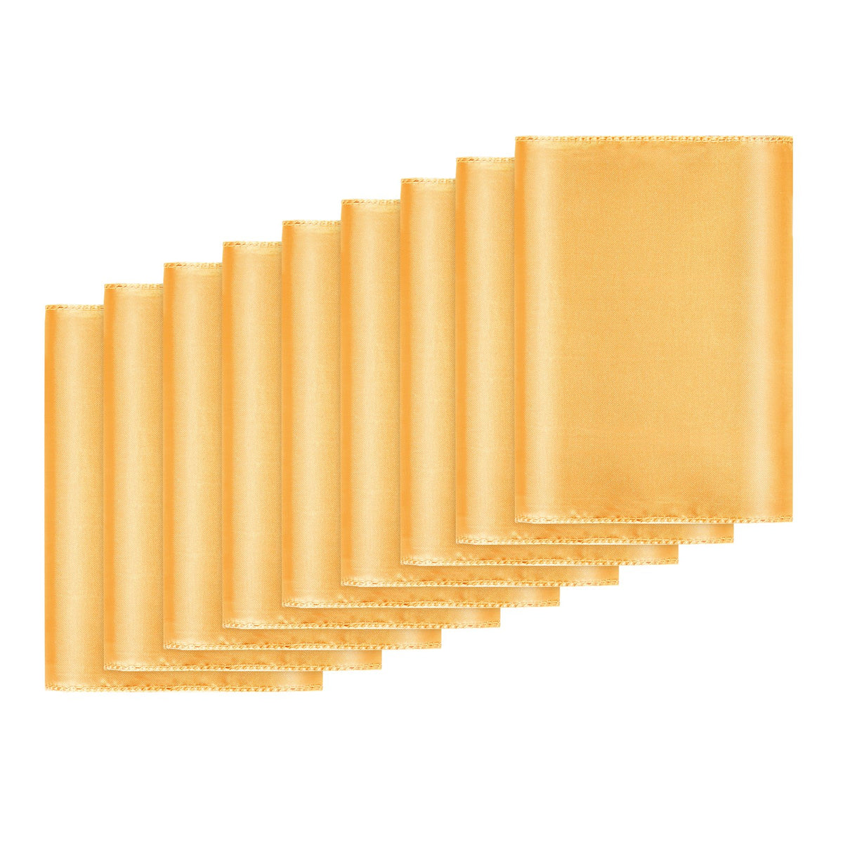 VEVOR 50 Pcs Gold Stretch Spandex Chair Sashes Bows, Elastic Decorations for Weddings and Events