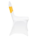 VEVOR piedāvā 50 komplektus stiepļu spandeksa salokāmo krēslu pārklāju ar krēslu lentēm, kas ir noņemami un mazgājami. Šie aizsargpārklāji ir ideāli piemēroti kāzām, svētkiem, banketiem, ballītēm un ēdamzālēm.