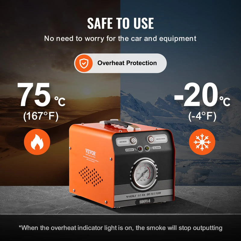 Automobiļu dūmu testeris EVAP sistēmu un degvielas noplūžu noteikšanai